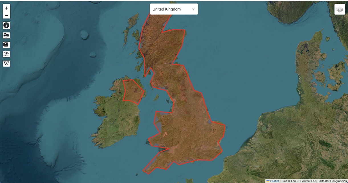 Gazetteer Satellite View